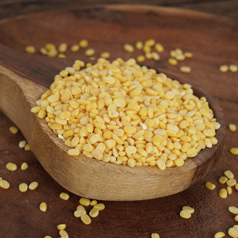 Organic Green Gram Split Without Skin (Yellow Moong Dal)