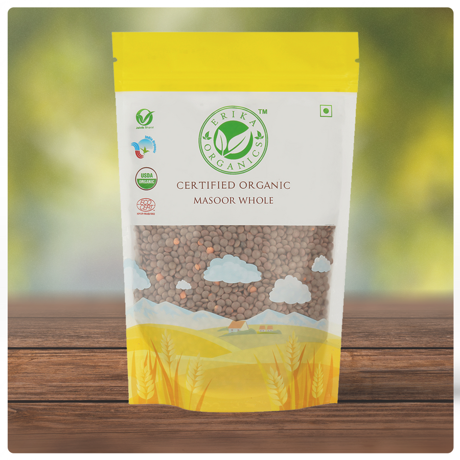 Organic Pink Lentil Whole (Sabut Masoor)