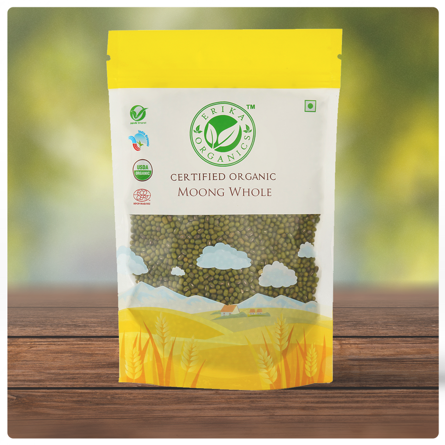 Organic Green Gram Whole (Sabut Moong)